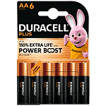 Duracell Plus Powerboost Μπαταρία AA Family 6T