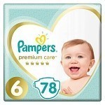 Pampers Πάνες Premium Care Mega Box (78τεμ) Νo6