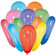 Μπαλόνια Party Διάφορα Χρώματα Συσκ. 30τεμ
