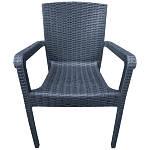 Νέκταρ Πολυθρόνα Rattan Με Μπράτσα