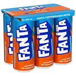 Fanta Πορτοκαλάδα Μπλε 6x330ml