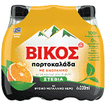 Βίκος Πορτοκαλάδα Με Στέβια 6x330ml