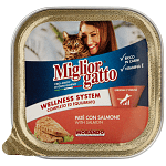 Migliorgatto Δισκάκι Γάτας Σολομός 100gr