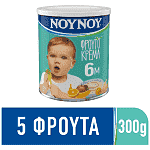 ΝΟΥΝΟΥ Φρουτόκρεμα 5 Φρούτα 300gr