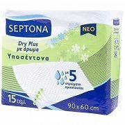 Septona Dry Plus Υποσέντονα Αρωματικά 60x90cm 15τεμ
