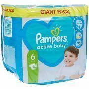 Pampers Πάνες Active Baby Giant Pack (56τεμ) Νο6 (13-18kg)