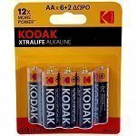Kodak Xtralite Μπαταρία Αλκαλική ΑΑ 6+2 Δώρο