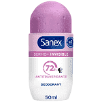 Sanex Αποσμητικό Dermo Invisible Roll On 50ml