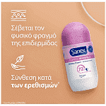 Sanex Αποσμητικό Dermo Invisible Roll On 50ml