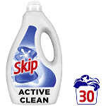 Skip Υγρό Απορρυπαντικό Πλυντηρίου Active Clean 30μεζ 1,5lt