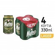 Mythos Μπύρα Κουτί 4x330ml-0,75€