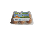 Μαλλίνας Αυγά Αχυρώνα 6άδα 63-73gr (L)