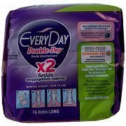 Everyday Σερβιέτες Double Dry Extra Long 16τεμ