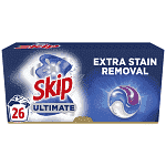 Skip Απορρυπαντικό Πλυντηρίου Ρούχων Κάψουλες Ultimate 26Μεζ