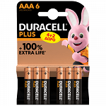 Duracell Plus 100 Μπαταρίες Αλκαλικές ΑΑΑ (4+2 Δώρο)