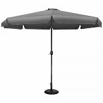 Ομπρέλα Κήπου 3μ Γκρι Πανί