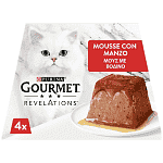 Gourmet Revelations Υγρή Τροφή Γάτας Βοδινό 4x57gr