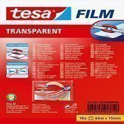Tesa Ταινία Αυτοκόλλητη Διάφανη 15mmX66mm