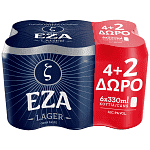 Έζα Lager Κουτί 330ml (4+2 Δώρο)