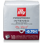 Illy Καφές Κάψουλες Iperespresso Cube Intenso 18Τεμ. (-0,70)