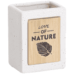 Home Comfort Ποτήρι Μπάνιου Nature Κεραμικό Άσπρο