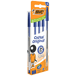 BIC Στυλό Cristal Μπλέ Σακουλάκι 4 τμχ