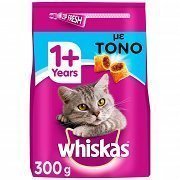 Whiskas Adult Τόνος Ξηρά Τροφή Γάτας 300gr