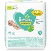 Pampers New Baby Μωρομάντηλα 4x50τεμ