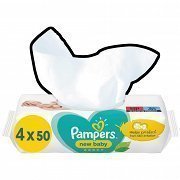 Pampers New Baby Μωρομάντηλα 4x50τεμ