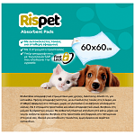 ΜΕΓΑ Επιδαπέδιο Στρώμα Κατοικιδίων Rispet 60x60cm 14τεμ
