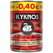 Kyknos Τομάτες Ψιλοκομμένες 400gr -0,40€