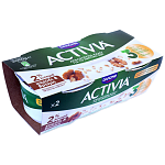 Activia Καρύδι & Βρώμη 2x200gr
