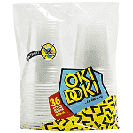 Oki Doki Ποτήρι Πλαστικό Διάφανο 36x430ml