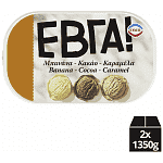 Έβγα Παγωτό Μπισκότο Κακάο Καραμέλα 1350gr 2700ml