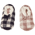 Mitsuko Παντόφλες Γυναιείες Καρό Φιογκάκι Νο 36-41
