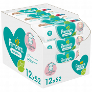 Pampers Sensitive Μωρομάντηλα 624τεμ 12x52τεμ