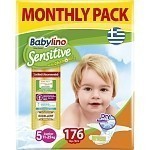 Babylino Sensitive Πάνες Monthly Pack (176τεμ) Νο5 (11-16kg)