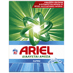 Ariel Aπορρυπαντικό Πλυντηρίου Ρούχων Σκόνη Alpine 45Μεζ