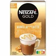 Nescafe Gold Latte Vanilla 8 φακέλων (18,5 gr)