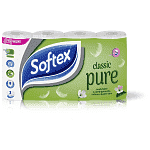 Softex Classic Pure Χαρτί Υγείας 2 Φύλλων 8αρι 0,496kg