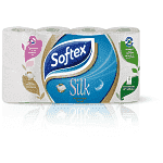Softex Silk Χαρτί Υγείας 3 φύλλων 8άρι 0,760kg