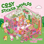 Βίβλιο Cosy Sticker Worlds