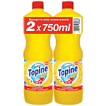 Topine Ultra Gel Λεμόνι Με Ενεργό Χλώριο 2x750ml