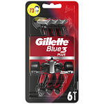 Gillette Blue 3 Plus Red Ξυραφάκια Μιας Χρήσης 6τεμ