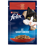 Felix Agail Φακελάκι Τροφή Γάτας Βοδινό Σε Ζελέ 85gr