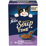 Felix Soups Βοδινό Κοτόπουλο Τόνος 6x48gr