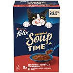Felix Soups Βοδινό Κοτόπουλο Αρνί 6x48gr