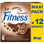 Nestle Fitness Μπάρες Δημητριακών Με Σοκολάτα 12τεμ