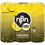 Ηβη Σόδα Λεμόνι 6x330ml