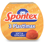 Spontex Plastimax Σφουγγαράκια Για Ευαίσθητες Επιφάνειες 3τεμ